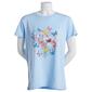 Plus Size Top Stitch by Morning Sun Spring Cluster Tee - image 1