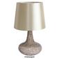Simple Designs Mosaic Tiled Glass Genie Table Lamp w/Fabric Shade - image 8
