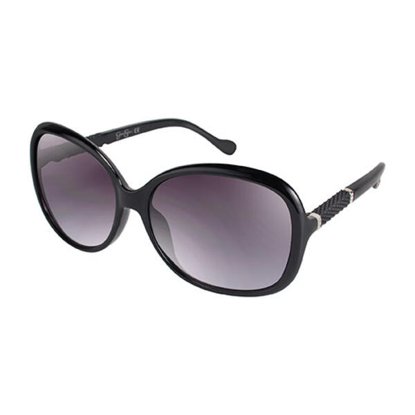 Womens Jessica Simpson Quilted Oval Sunglasses - image 