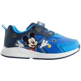Little Boys Josmo Disney Mickey Mouse Light Up Fashion Sneakers
