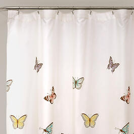 Lush Décor® Flutter Butterfly Shower Curtain