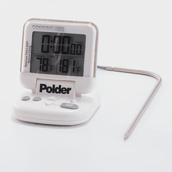 Polder Digital In Oven Timer/Thermometer - image 
