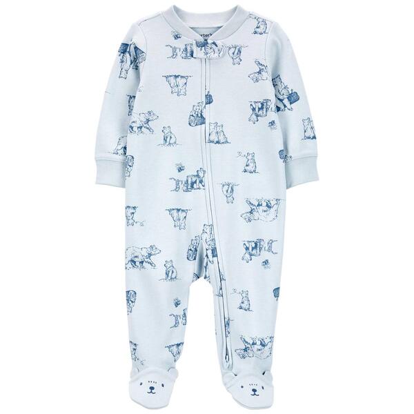 Baby Boy &#40;Preemie-9M&#41; Carter's&#40;R&#41; Little Bear Footie Pajamas - image 