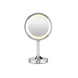 Conair&#40;R&#41; Lighted Double-Sided 1X-5X Magnification Chrome Mirror