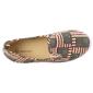 Womens Ashley Blue Twin Gore Flag Canvas Slip Ons - image 4
