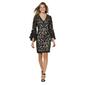 Womens MSK Bell Sleeve Lace Burnout Dress - image 1