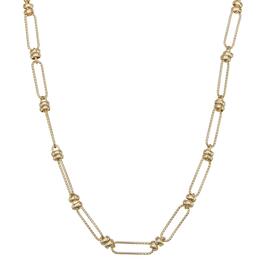 Napier Gold-Tone Link Collar Lobster Claw Necklace