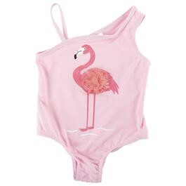 Toddler Girl Wippette&#40;R&#41; One Piece Flamingo Swimsuit