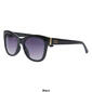 Womens O by Oscar Round Cat Grooved Metal Bar Sunglasses - image 3