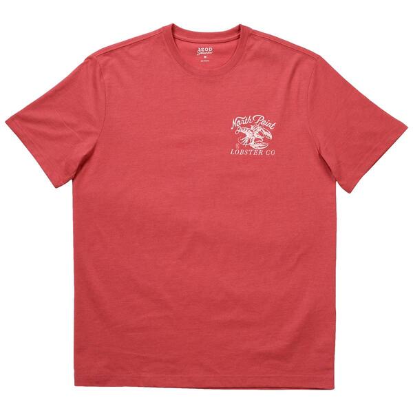 Mens IZOD&#40;R&#41; North Point Lobster Co. Short Sleeve Tee - image 