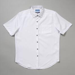 Young Mens VSTR Solid Stretch Button Down Shirt