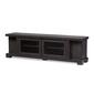 Baxton Studio Viveka 70in. Wood TV Cabinet with 2 Glass Doors - image 3