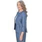 Womens Alfred Dunner Blue Bayou Textured Jacket - image 2