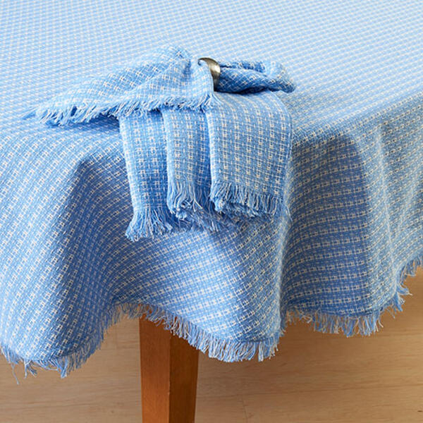 Homespun Woven Tablecloth - image 