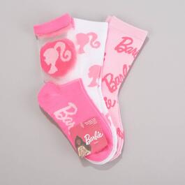 Girls 3pk. Barbie&#40;R&#41; Crew Socks