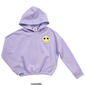 Girls &#40;7-16&#41; Jolie & Joy Smiley Chenille Patch Pullover Hoodie - image 2