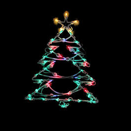 Northlight Seasonal 18in. Pre-Lit Christmas Tree Silhouette