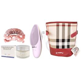 Linsay LED Facial Cleansing Brush and Day Cream Bundle