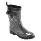 Womens Capelli New York Shiny Branches and Owls Short Rain Boots - image 1