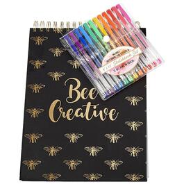 Girls Votum Bee Creative Sketchbook with Gel Pens