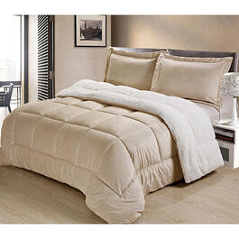Swift Home Luxurious Sherpa Faux Fur Comforter Set