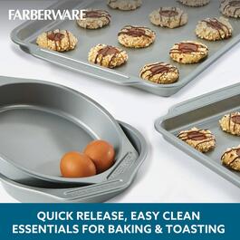 Farberware&#174; 4pc. Grey Non-Stick Bakeware Set