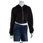 Juniors No Comment Corset Cropped Hoodie - image 3