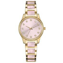 Womens Jones New York Gold/Blush Bracelet Watch - 14993G-42-P27