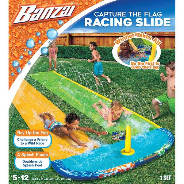 Banzai 6ft. Capture the Flag Racing Water Slide - image 