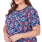 Plus Size Alfred Dunner All American Linking Hearts Tee - image 2