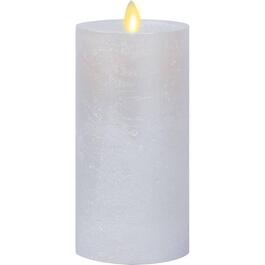 Luminara LED Flameless Pillar Candle - Frosted White