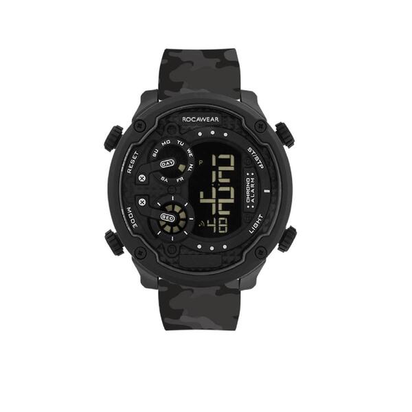 Mens Rocawear Camo Silicone Strap Watch - 3572B-42-G57 - image 