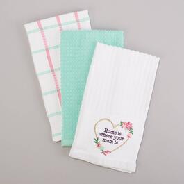 Set of 3 Home Kitchen Towels