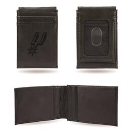 Mens NBA San Antonio Spurs Faux Leather Front Pocket Wallet