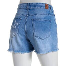 Juniors Gogo Jeans Freedom High Rise Cut Off Denim Shorts