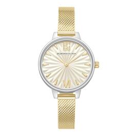 Womens BCBG Maxazria Gold-Tone/Champagne Watch-BAWLG0001203