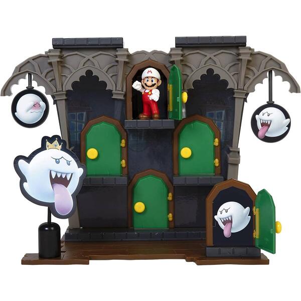 Super Mario Deluxe Boo Mansion Playset - image 