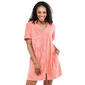 Womens Jasmine Rose Short Sleeve Flamingo Palm Tree Zip Robe - image 1