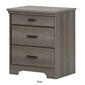 South Shore Versa Nightstand with Charging Station &amp; Drawers - image 2