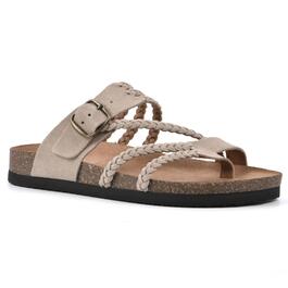 Womens White Mountain Hayleigh Footbeds&#40;tm&#41; Suede Sandals