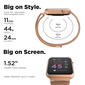 Adult Unisex iTouch Air 4 Rose Gold Mesh Smart Watch - TA4M02-C29 - image 2