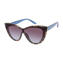 Womens Martha Stewart Plastic Two Tone Cat Eye Sunglasses