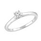 Nova Star&#174; White Gold 1/4ctw. Lab Grown Diamond Engagement Ring - image 2