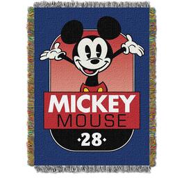 Northwest Mickey Mouse Hi Mickey Woven Tapestry Throw
