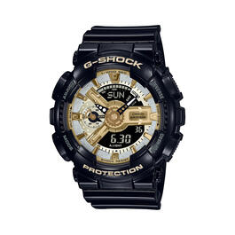 Womens G-Shock Black Resin Strap Watch - GMAS110GB-1A