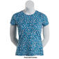 Womens Preswick &amp; Moore Short Sleeve Ditsy Floral Tee - image 4