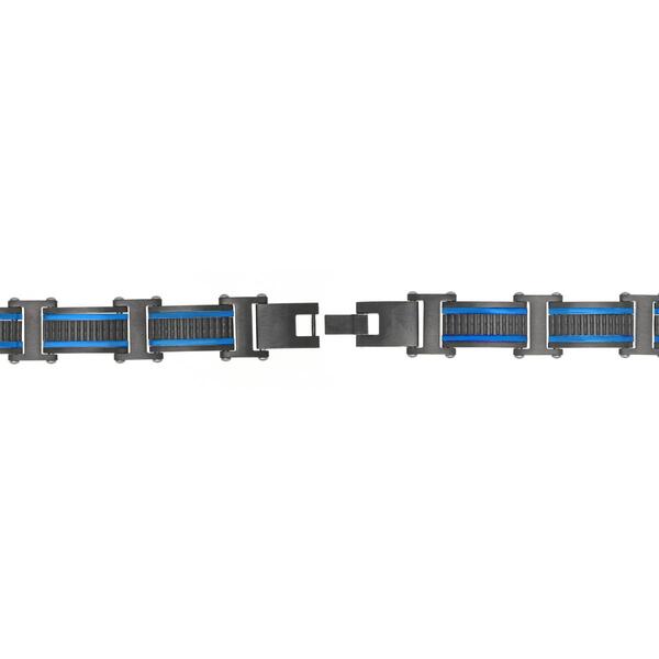 Mens Lynx Stainless Steel Link Bracelet