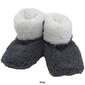 Womens Fuzzy Babba Foldover Boot Slippers - image 5
