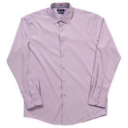Mens Nautica Slim Fit Super Dress Shirt - Lavender Fog