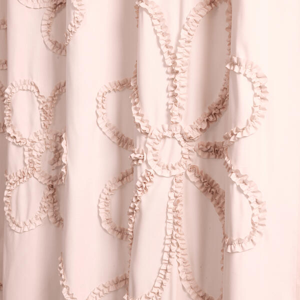 Lush Décor® Ruffle Flower Shower Curtain